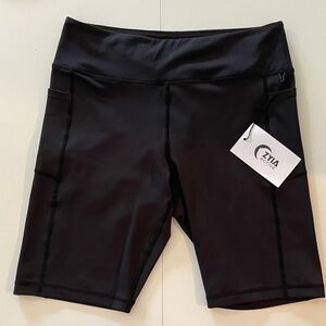 Black ZYIA High & Tight Shorts 8" XL